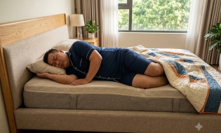 Bí Quyết Chọn Nệm Cho Người Nặng Cân: Bền Bỉ, Không Xẹp Lún