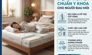 Bí Quyết Chọn Nệm Chuẩn Y Khoa Cho Người Đau Mỏi