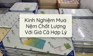 Kinh Nghiệm Mua Nệm Chất Lượng Giá Cả Hợp Lý
