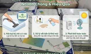 Cách Vệ Sinh Nệm Mùa Mưa Nhanh Chóng & Hiệu Quả Không Hôi Mốc