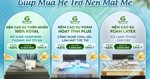 Top 3 dòng nệm giúp mùa hè trở nên mát mẻ