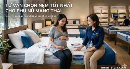 Tư vấn chọn nệm tốt nhất cho phụ nữ mang thai