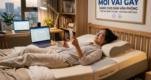 Nệm Chống Đau Mỏi Vai Gáy Cho Dân Văn Phòng Tốt Nhất