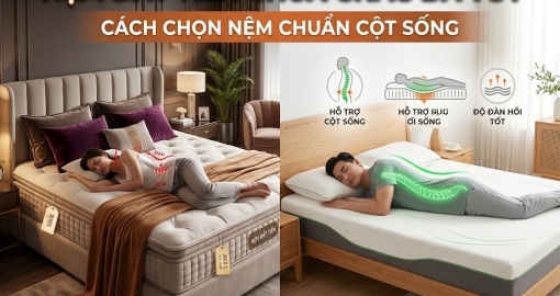 Nệm Đắt Tiên Chưa Chắc Đã Tốt | Cách Chọn Nệm Chuẩn Cột Sống