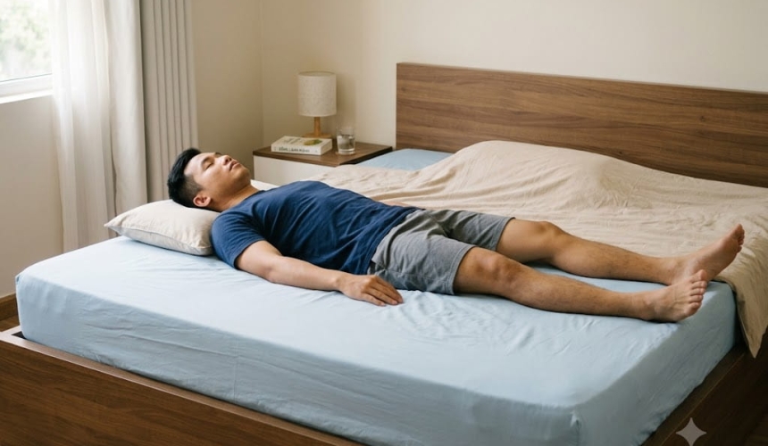 Chọn Nệm Bề Mặt Ổn Định Phù Hợp Người Thích Nằm Thẳng